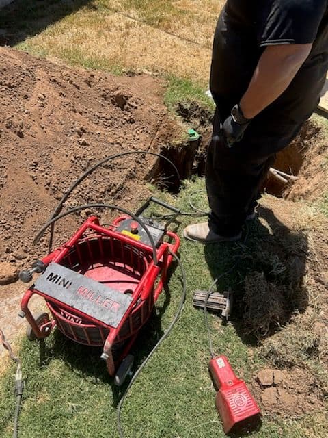Mini Miller in Action - Clearing Stubborn Pipes